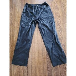 White Sierra Pants, Men's Size Large, Black, Windbreaker Pants